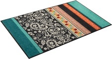 wash+dry by Kleen-Tex Teppich »Folk Flourish«, rechteckig, 7 mm Höhe