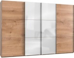 Fresh To Go Schwebetürenschrank »Level«, mit Glastüren und Synchronöffnung