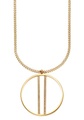 HECHTER PARIS Kette mit Anhänger »Kreis, Rund, mit Stäbchen, D0003N/20/93/1-80, D0003N/20/93/80«, mit Topas