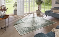 NORTHRUGS Teppich »Borbon«, rechteckig, 5 mm Höhe, In-und Outdoor geeignet, Wohnzimmer, Balkon, Terrasse, Garten, Robust, Pflegeleicht, Flachgewebe, Wendbar