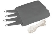 Windhager, Windhager - Sonnensegel 500 cm, Quadratisch, Grau