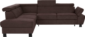 exxpo - sofa fashion Ecksofa, mit Kopfstützenverstellung und Armlehnverstellung, Wahlweise mit Bettfunktion und Bettkasten