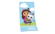 HERDING, Herding Duschtuch Gabby's Dollhouse 75 x 150 cm, Mehrfarbig