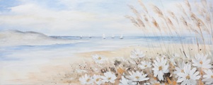 Bönninghoff Ölgemälde, Strand, (1 St.), jedes Bild ein Unikat