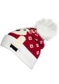 Capelli New York Bommelmütze, Beanie X-Mas, Fellimitat-Bommel