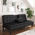 Dorel Home, Dorel Home Schlafsofa »MAINE, Kinosofa mit Relax- und Bettfunktion,«, mit 2 Getränkehaltern