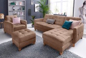 exxpo - sofa fashion Ecksofa, wahlweise mit Bettfunktion