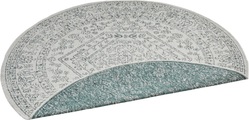 freundin Home Collection Teppich »Minas«, rund, 5 mm Höhe, In-und Outdoor geeignet, Wohnzimmer, Balkon, Terrasse, Garten, Pflegeleicht, Flachgewebe