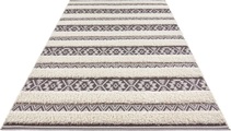 MINT RUGS Teppich »Temara«, rechteckig, 22 mm Höhe, In und Outdoor, Hoch-Tief Struktur, Orient Design, Vintage Look, Balkon, Terrasse, Garten, Wohnzimmer, Robust, Pflegeleicht