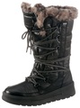 TOM TAILOR Winterstiefel, mit Fellimitat-Kragen