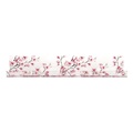 HOME AFFAIRE, Home affaire Gewürzboard »Kirschblüten - Gewürzhalter aus Acrylglas - Küchenorganizer«, (1 St.), Acrylleiste - Badezimmerablage - bedruckt - Inkl. Schrauben & Dübel