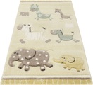 Esprit Kinderteppich »Kids Lucky Zoo 2.0«, rechteckig, 13 mm Höhe, Kinder Zoo Motiv Teppich
