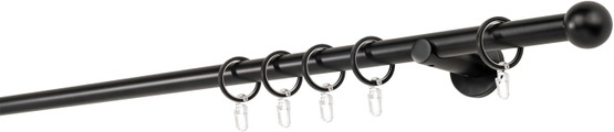 mydeco Gardinenstange »20mm Ball Wandträger 6,5 cm«, Fixmass