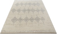 Gino Falcone Teppich »Durlesti 4925«, rechteckig, Kurzflor, modernes Rauten Design, Boho, Wohnzimmer, Esszimmer
