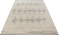 GINO FALCONE, Gino Falcone Teppich »Durlesti 4925«, rechteckig, Kurzflor, modernes Rauten Design, Boho, Wohnzimmer, Esszimmer
