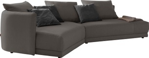 designwerk Ecksofa »New York«, mit moderner Rundung im Korpus