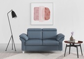 sit&more 2-Sitzer, inklusive Federkern und Kopfteilverstellung