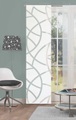 HOME WOHNIDEEN, HOME WOHNIDEEN Schiebegardine »CASS?, Dekostoff, mit transparentem Scherli