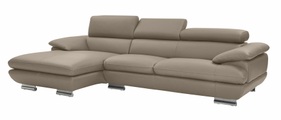 CALIA ITALIA, CALIA ITALIA Ecksofa »Magic«, in 2 Lederqualitäten
