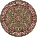 DELAVITA Teppich »Halton«, rund, 8 mm Höhe, Kurzflor, Vintage Design, Orient Optik, Wohnzimmer, Schlafzimmer, Arbeitszimmer, Robust, Pflegeleicht, Gekettelt
