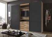 Fresh To Go Schwebetürenschrank »Magic«, mit drehbaren TV-Element
