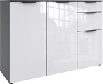 Wimex, Wimex Kombikommode »level36 D by fresh to go«, mit lackierten Hochglanz-Fronten, soft-close Funktion, 122cm breit