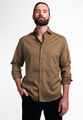 ETERNA LANGARM HEMD MODERN FIT SOFT TAILORING TWILL CARAMEL UNIFARBEN
