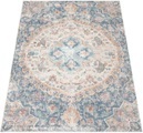 Paco Home Teppich »Torres 271«, rechteckig, 4 mm Höhe, Kurzflor, Orientalisches Vintage Design, In- und Outdoor geeignet, Wohnzimmer
