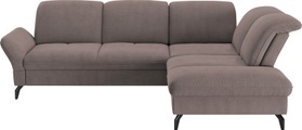 sit&more Ecksofa, Wahlweise mit Bett-, Kopfteil - und Armlehnfunktion, sowie Stauraum