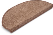 Hanse Home Exclusiv Stufenmatte »Liberty«, halbrund, 7 mm Höhe, Unifarben, Strapazierfähig, Flur, Wohnzimmer, Kräftige Farben, Kettelung, Pflegeleicht, Meliert, Treppe, Gekettelt, Set mit 15 Stufenn