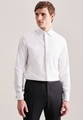 Smokinghemd Slim Fit Langarm Uni Herren Weiss 42