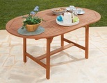 MERXX Gartentisch »Maracaibo«, Eukalyptusholz, ausziehbar, 170x100 cm, braun