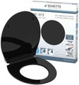 SCHÜTTE WC-Sitz »SLIM BLACK«, mit Absenkautomatik und Schnellverschluss