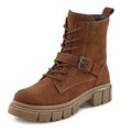 LASCANA Stiefelette, Boots aus Leder mit Profilsohle und Zierschnalle