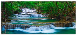 Artland Küchenrückwand »Tiefen Wald Wasserfall«