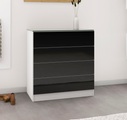 borchardt Möbel Kommode »Vaasa«, Breite 76 cm, Glasoberboden