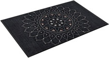 wash+dry by Kleen-Tex Teppich »Purnima«, rechteckig, 7 mm Höhe, Mandala Motiv, rutschhemmend, In- und Outdoor geeignet, waschbar