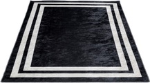 Sehrazat Teppich »Caimas 2970«, rechteckig, 5 mm Höhe, waschbar, weiche Microfaser, Wohnzimmer