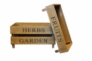 Home affaire Kisten-Set »Fruit Herbs Garden«