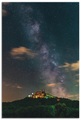 Artland, Artland Wandbild »Milchstrasse über der Burg Hohenzollern«, Bilder vom Sternenhimmel, (1 St.), gedruckt