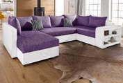COLLECTION AB Wohnlandschaft, mit Bettfunktion, wahlweise mit Federkern