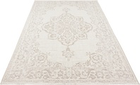 NORTHRUGS Teppich »Tilos«, rechteckig, 8 mm Höhe, In-und Outdoor geeignet,Vintage Design, Wohnzimmer, Balkon, Terrasse, Robust, Pflegeleicht, Flachgewebe