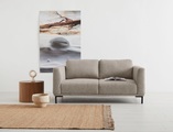 GOODproduct 2-Sitzer »Fillin«, hergestellt aus recycelten PET-Flaschen, mit losen Rückenkissen und Metallbeinen