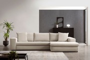 andas Ecksofa »SLEETLAND XXL in Samtvelours oder Vintage-Leder-Optik«, besonders gross und bequem