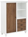 HOME AFFAIRE, Home affaire Hochschrank »Borey«, aus Massivholz