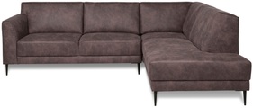 Places of Style Ecksofa »Oshawa«, mit festen Sitz- und Rückenkissen