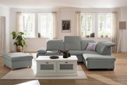 Home affaire Ecksofa »Maven«, mit Ottomane, Kopfteil- und Armlehn-Verstellung, Federkern