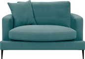 Leonique Sessel »Cozy«, mit Metallbeinen und Zierkissen