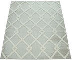 PACO HOME, Paco Home Teppich »Eupen 473«, rechteckig, 22 mm Höhe, Hoch-Tief-Struktur, Rauten Motiv, In- und Outdoor geeignet, ideal im Wohnzimmer & Schlafzimmer