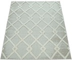 PACO HOME, Paco Home Teppich »Eupen 473«, rechteckig, 22 mm Höhe, Hoch-Tief-Struktur, Rauten Motiv, In- und Outdoor geeignet, ideal im Wohnzimmer & Schlafzimmer